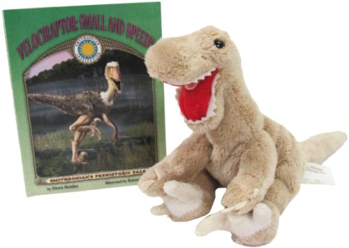 Velociraptor: Small and Speedy (Prehistoric Pals Book & Toy Set) (Mini book with stuffed toy dinosaur) (Smithsonian's Prehistoric Pals)