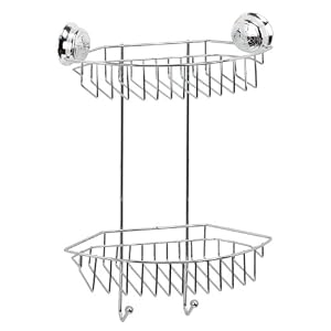 Suction shower caddy