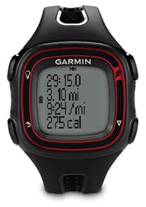 Garmin Forerunner 10 GPS Running Watch - Black/Red