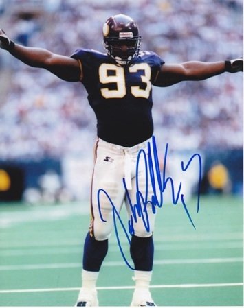 John Randle Autographed/Hand Signed Minnesota Vikings 8x10 Photo
