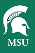 Michigan State University Spartans Flag - Garden Size