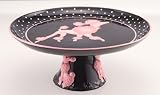 Porcelain Poodle Cake Stand