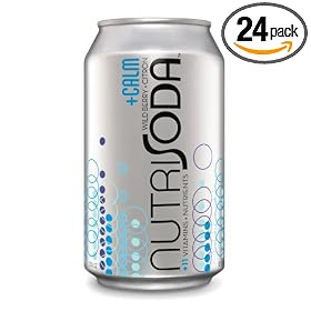 Nutrisoda Calm, Wild Berry & Citron, 12-Ounce Cans (Pack of 24)