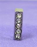 I Letter 10mm Slide Charm for Personalized Bling Dog Collar