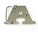 Initial Letter Stainless Metal A Buckle