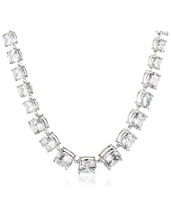 CZ by Kenneth Jay Lane "Trend" Cushion-Cut Cubic Zirconia (64 cttw) Statement Necklace, 16"