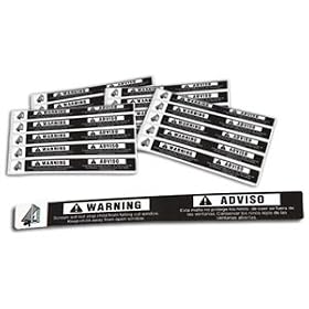 CRL Screen Frame Warning Labels - Package of 100