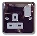 Chroma Switched Socket 1 Gang