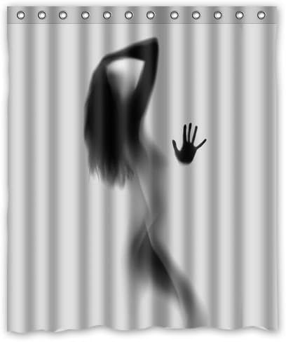 New Sexy Girl Shadow Custom Shower Curtain 66 x 72 Inch