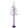 6' Purple Glitter Metallic Artificial Christmas Display Tree