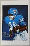 Gale Sayers Autographed/Hand Signed Kansas Jayhawks 11x17 Print/Photo
