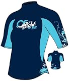 Opsrey Christi Ladies Rash Vest in Blue - X-Small