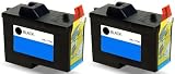 2 Pack Remanufactured (Series 2) DELL 7Y743 Black Ink Cartridges for Dell A940 and A960 Printers, SOLD BY betaInk