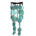 Capiz Shell and Wooden Bead Wind Chime
