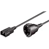 Netzkabel, Kaltger�te Stecker auf Schuko Buchse, 1,5m, Good Connections�