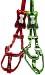 Crystal Bone Crystal Harness Size Large Red or Green