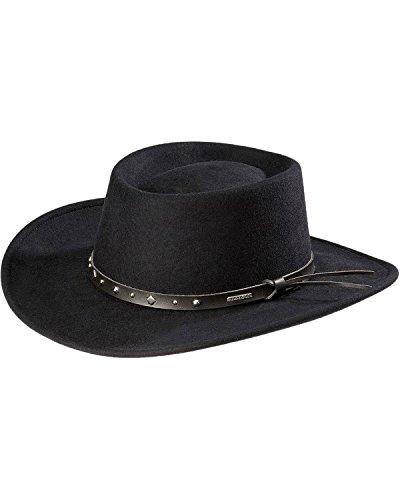 Stetson Men's Hawk Crushable Wool Gambler Hat
