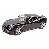 Alfa Romeo 8C Competizione 1 18 Black by Collectable Diecast