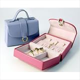 Budd Leather 541001-13 Leather Petite Handbag Jewel Box - Purple