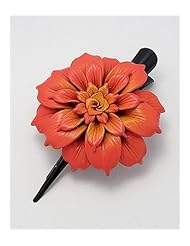 Flower Hair Chip In White Base