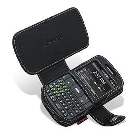 Tuff-Luv Leather Case Cover for HTC Verizon Ozone VX6175 - Black