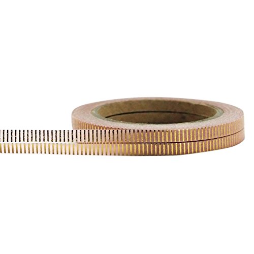Little B 100378 Decorative Foil Paper Tape, Gold Grosgrain