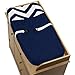 Zig Zag Navy and White Chevron Baby Changing Pad Cover