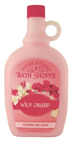 Village Naturals 28 fl oz Wild Orchid Foaming Milk Bath