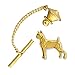 Creative Pewter Designs Boxer Dog 22k Gold Plated Tie Tack, Tie Pin, Jewelry, DG336TT