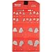 Starrett S167MCHZ Combined 167MB And S167MAH Radius Gauges Inch Set With Holder, Satin Finish, 0.5-15mm Range, 0.5mm And 1mm Increments, 22 Gauges