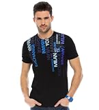 Armani Exchange Colorful Text Tee