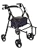 Drive Medical Duet Transport Chair/Rollator, Black