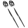Simpli-Special's 2 Basic Long Handled Latte / Sundae Spoons 18/0 Stainless Steel. Limited Offer Price
