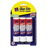 Avery 00134 - Glue Stic for Envelopes, .26 oz, Stick, 3/Pack-AVE00134