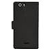 BLU Life One Case, Abacus24-7 BLU Life One 4G LTE Wallet Case, Leather BLU Life One 2015 Flip Cover with Card Holder and Kickstand - Black Flip Case for BLU Life One 4G LTE Phone