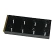 Lego Building Accessories 2x4 Black Plates, Bulk Pack 50 Pieces