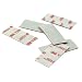 CS Hyde 3M 4941 Very High Bond Conformable Acrylic Foam Tape, Double-Sided VHB Acrylic Adhesive, Liner, 45 mil Thick, Dark Grey, 0.5" Width, 2" Length (Pack of 6)
