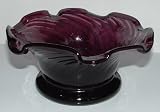 Hand Blown Amethyst Glass Bowl