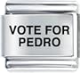 Vote Pedro Italian Charms