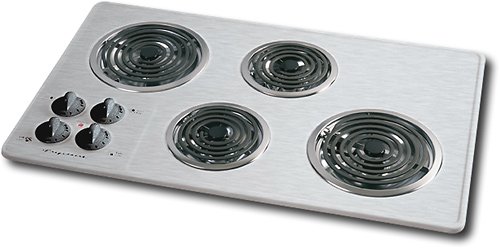 Childrens Toyshop  Kitchen & Housewares : Frigidaire FEC32C4AC 32" Coil Electric Cooktop with 4 Multi-Wrap Coil Elements & Chrome Drip Bowls: Brushed Chrome