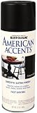 Rust-Oleum 7946830 American Accents Spray, Satin Canyon Black, 12-Ounce