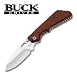Buck Military Folding Knife w Ironwood Handle by Buck