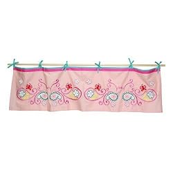 Tadpoles Butterfly Paisley Tie-Top Valance