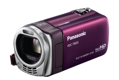 Panasonic デジタルハイビジョンビデオカメラ バイオレット HDC-TM35-V