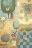 6 Limes Juggling (Le-Gicl) Art Print Poster By Marti Somers, 23.75  x 36.5 