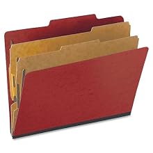 Esselte Classification Folder, 2-Inch Expansion, 10 Per Box (ESS1257SC)