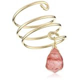 Nugaard Chuva Cherry Quartz Coil Ring