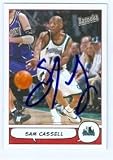 Sam Cassell autographed Basketball Card (Minnesota Timberwolves)