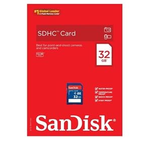 SanDisk 32GB SDHC Class 4 SD Memory Card