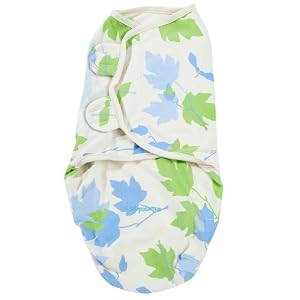 Summer Infant Kiddopotomus Swaddle Me Organic Cotton - Botanical Blue